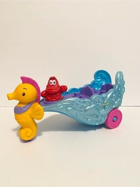 Fisher Price Little People Disney Ariel's Sea Carriage Musical Vehicle Mermaid